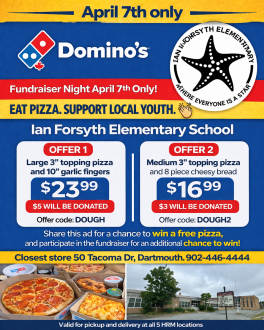 Domino's Pizza Fundraiser Night