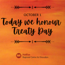 October 1 is Treaty Day